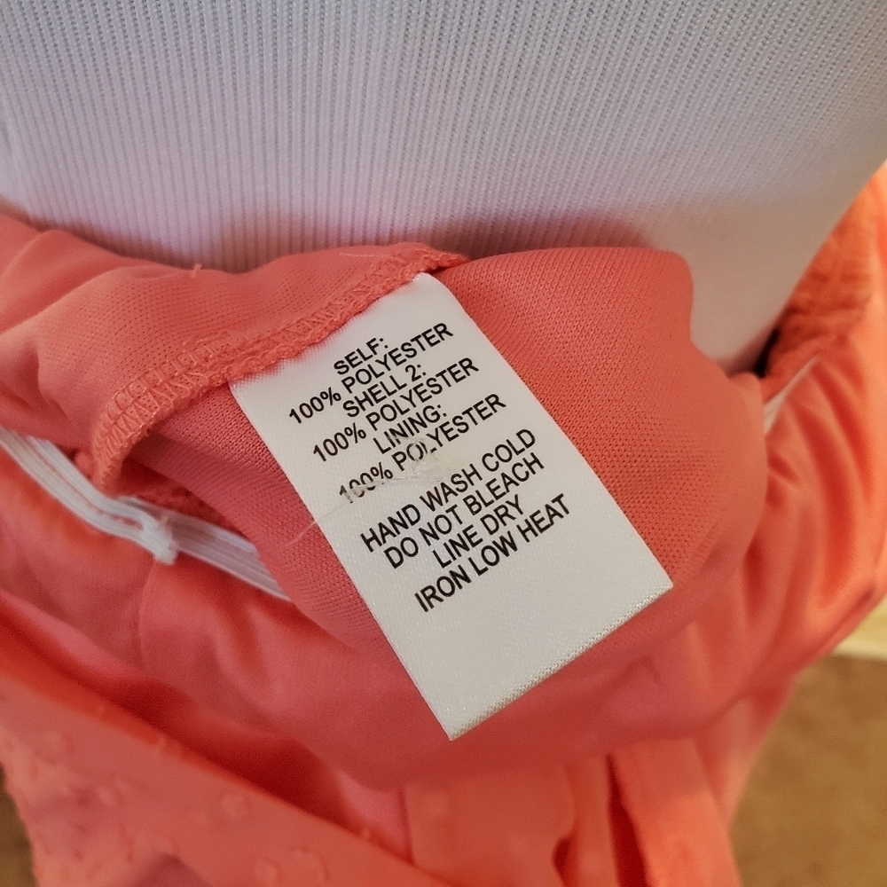 Lulu's Peach Lace Short Romper SZ SM - Picture 8 of 10